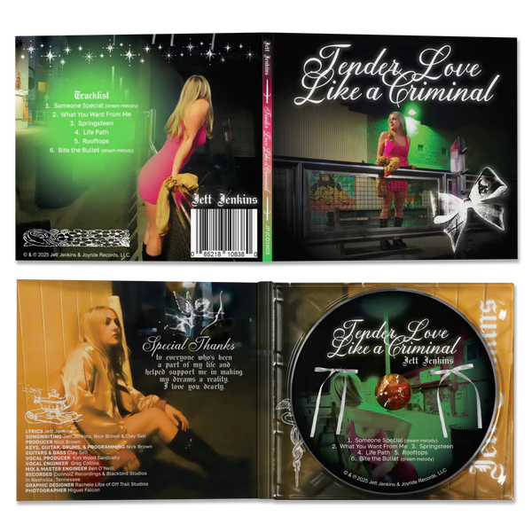 Jett Jenkins - Tender Love Like A Criminal CD