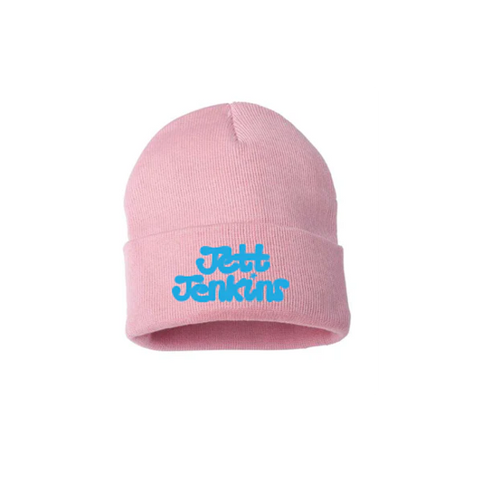 Jett Jenkins - Pink Logo Beanie