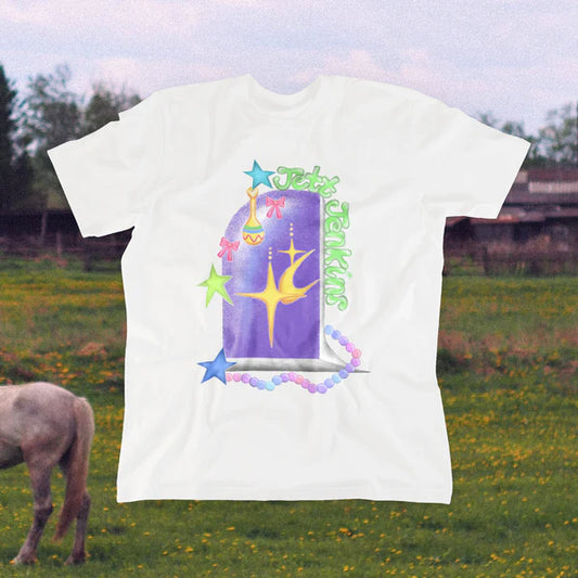 Jett Jenkins - Cottage Core White Tee